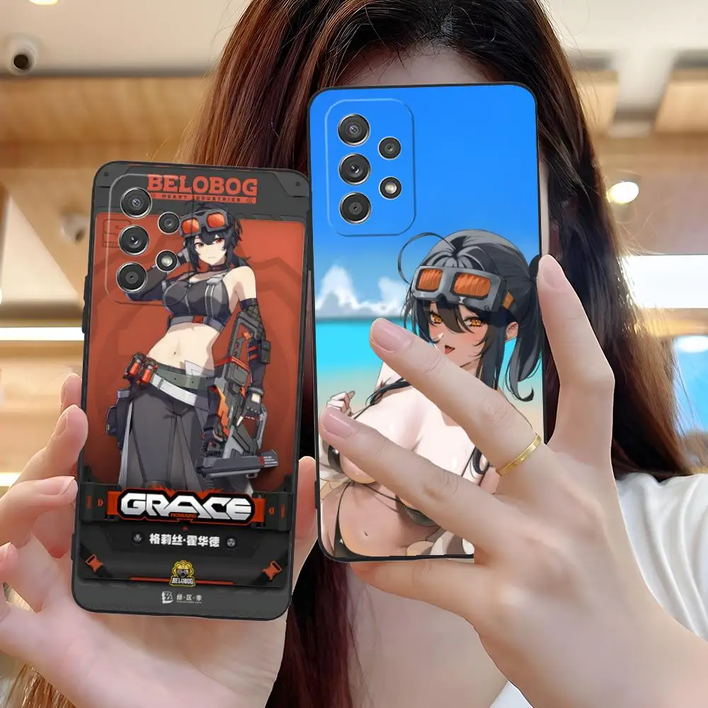 

ZZZ Grace Howard Phone Case for Samsung Galaxy A73 72 71 70 56 55 54 53 52 36 35 34 23 16 15 5G Colour Protective Cover Luxury