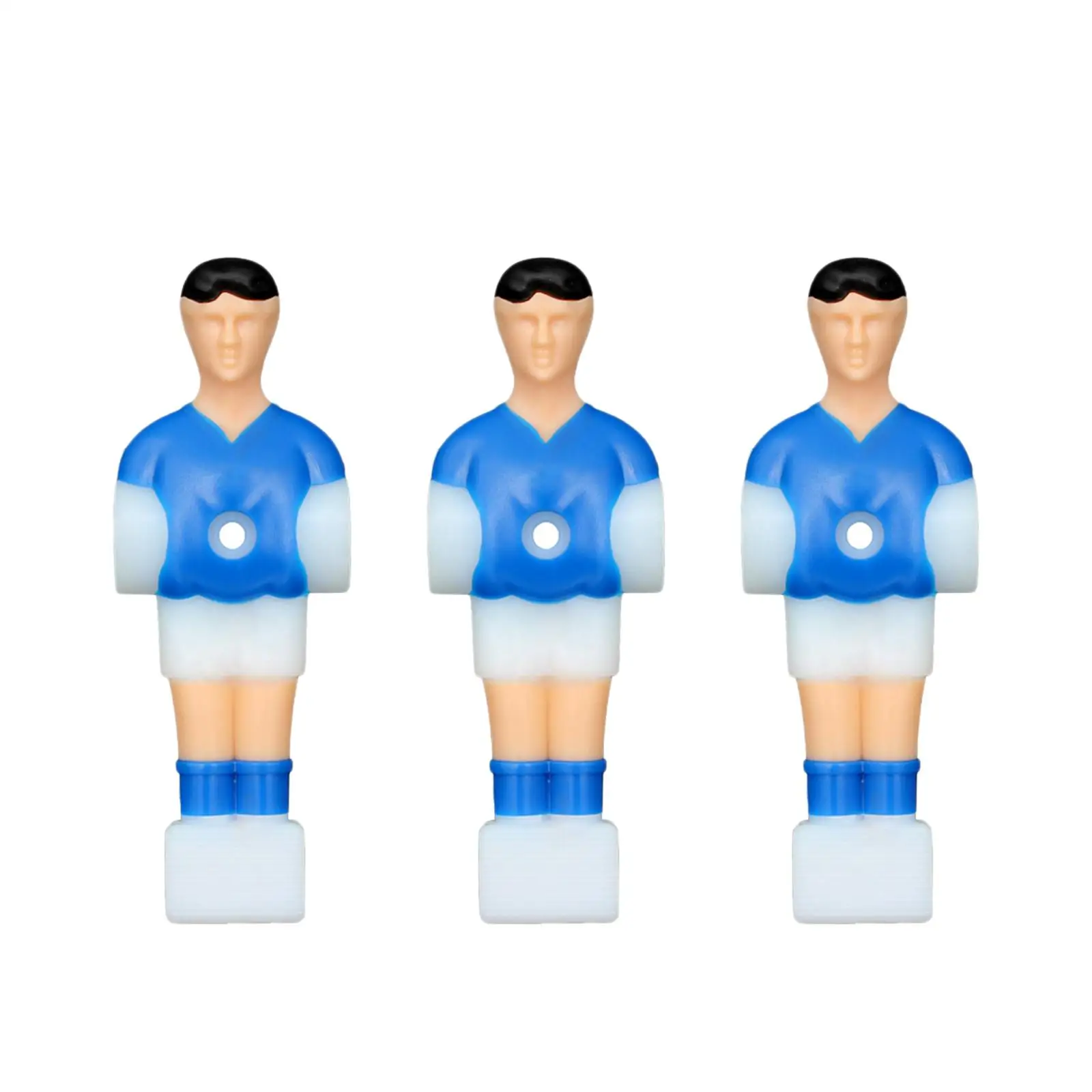 3x Soccer Table Men Player Football Players Figures Football Tabletop Board Game Foosball Men for Sport Soccer Table Family