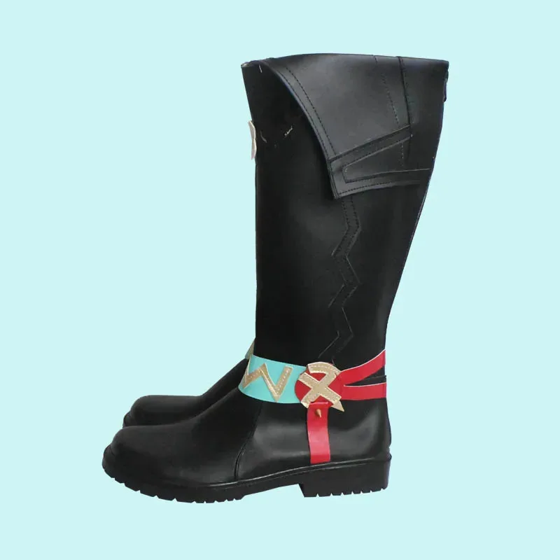 LQGenshin تأثير Ifa تأثيري أحذية الأحذية بولي Leather الجلود لعبة التمهيد للنساء الرجال هالوين كرنفال دور اللعب حفلة تأثيري حلي