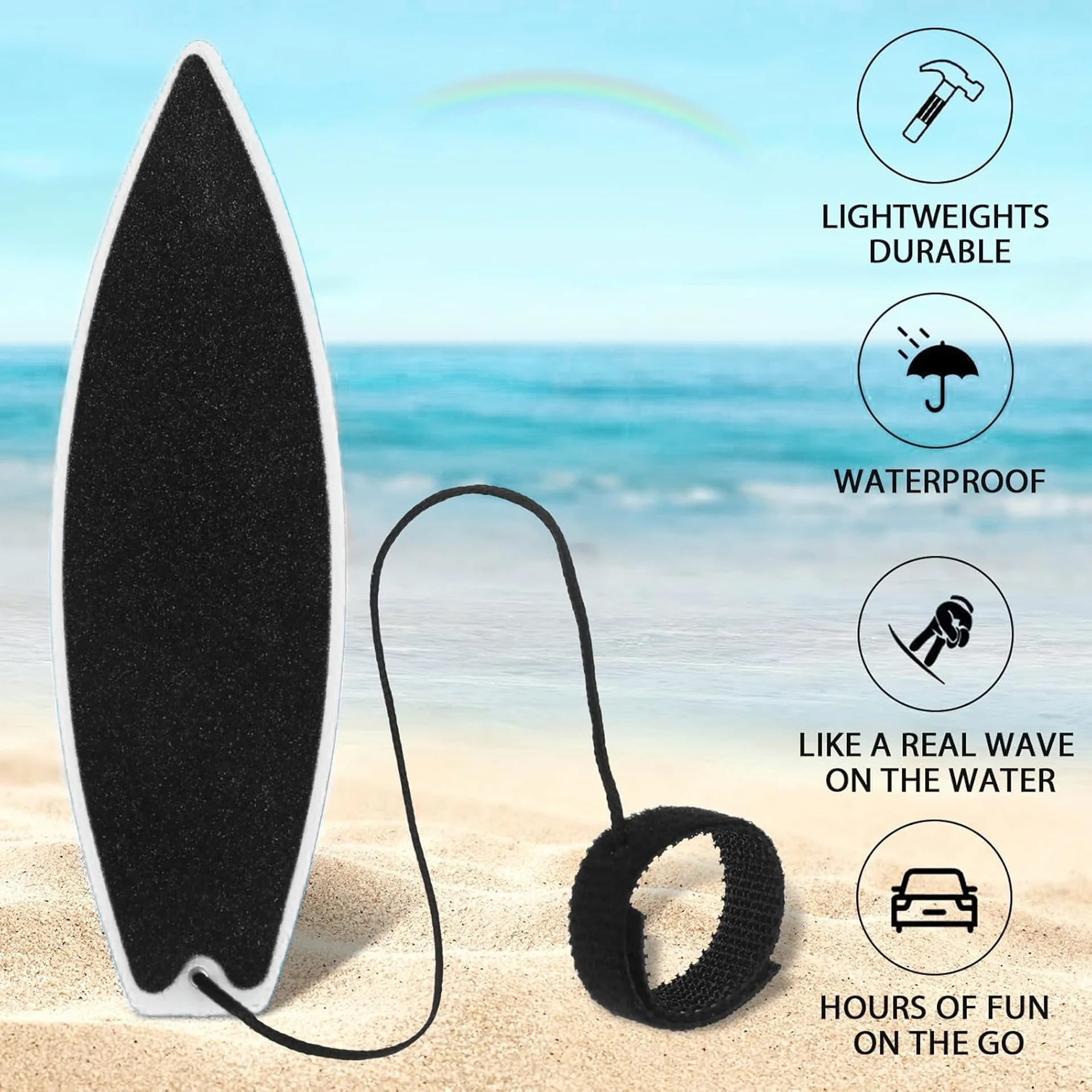 5 pièces doigt planche de surf Mini plastique doigt planche de surf créatif amusant pouce doigt Air surf Fidget enfant adulte soulagement du Stress jouets