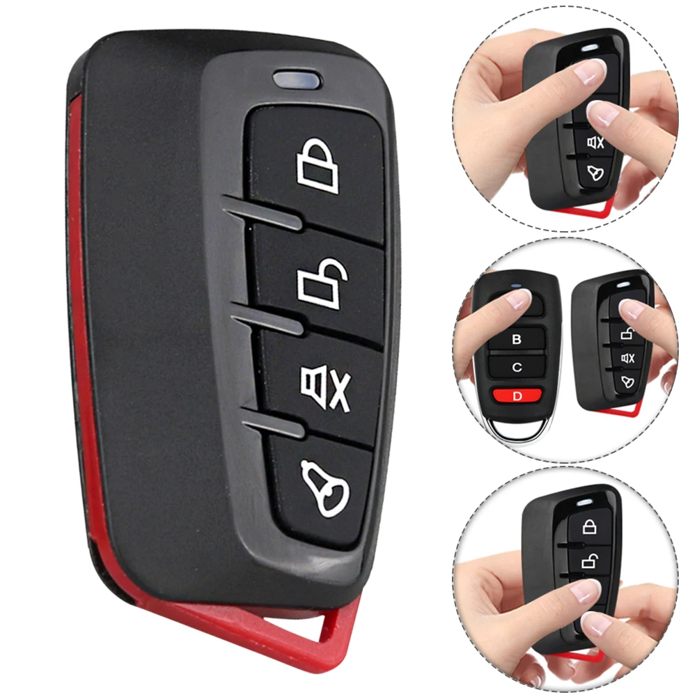 315 ميجا هرتز/433 ميجا هرتز بوابة فتاحة عن بعد رمز التعلم اللاسلكي 4 زر فتحت باب المرآب الناسخ عن بعد لبوابة باب المرآب للسيارة