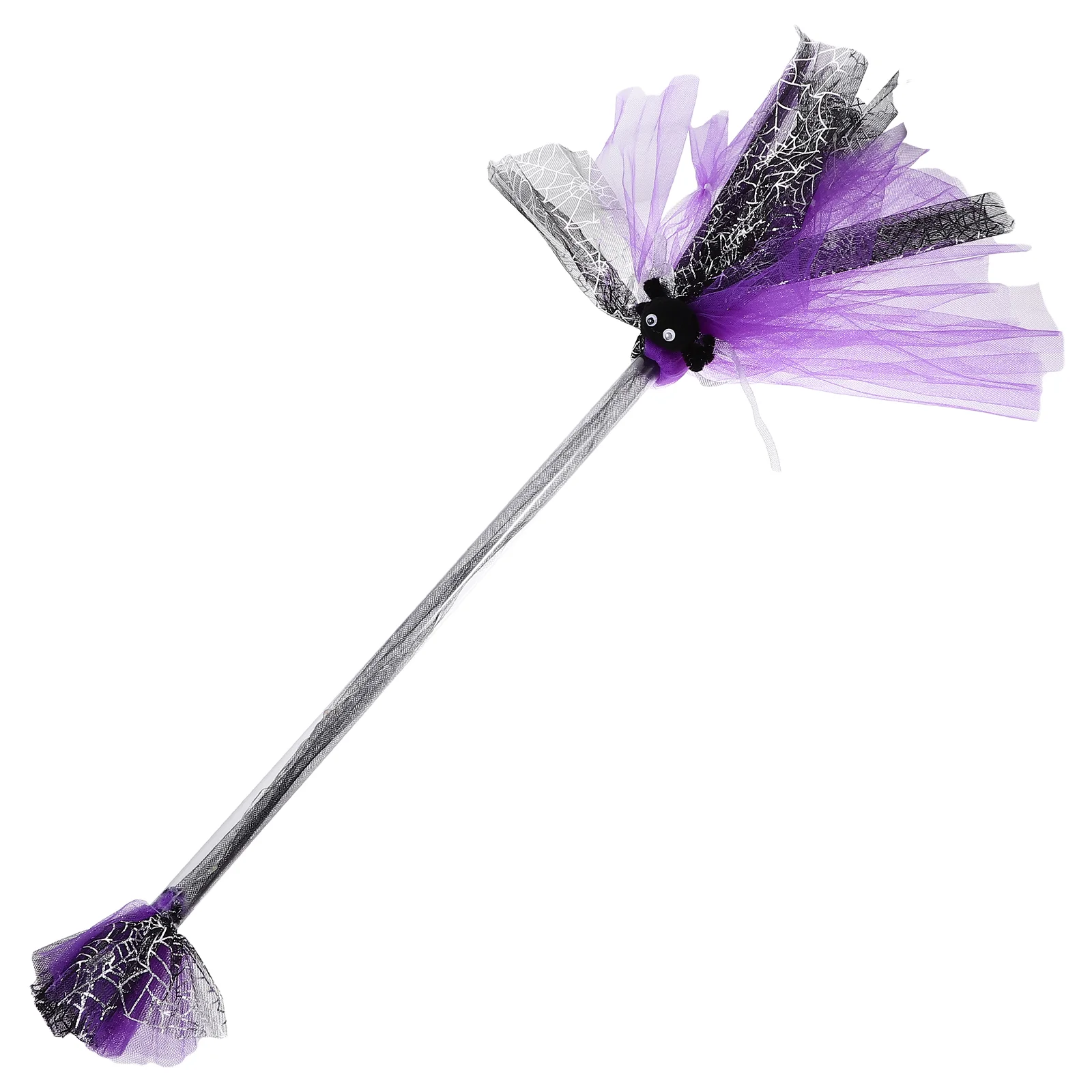 

Halloween LED Lantern Decorative Broom Props (purple Flying Broom) 1pc Party Decoration Cosplay Plastic Children’s Toys