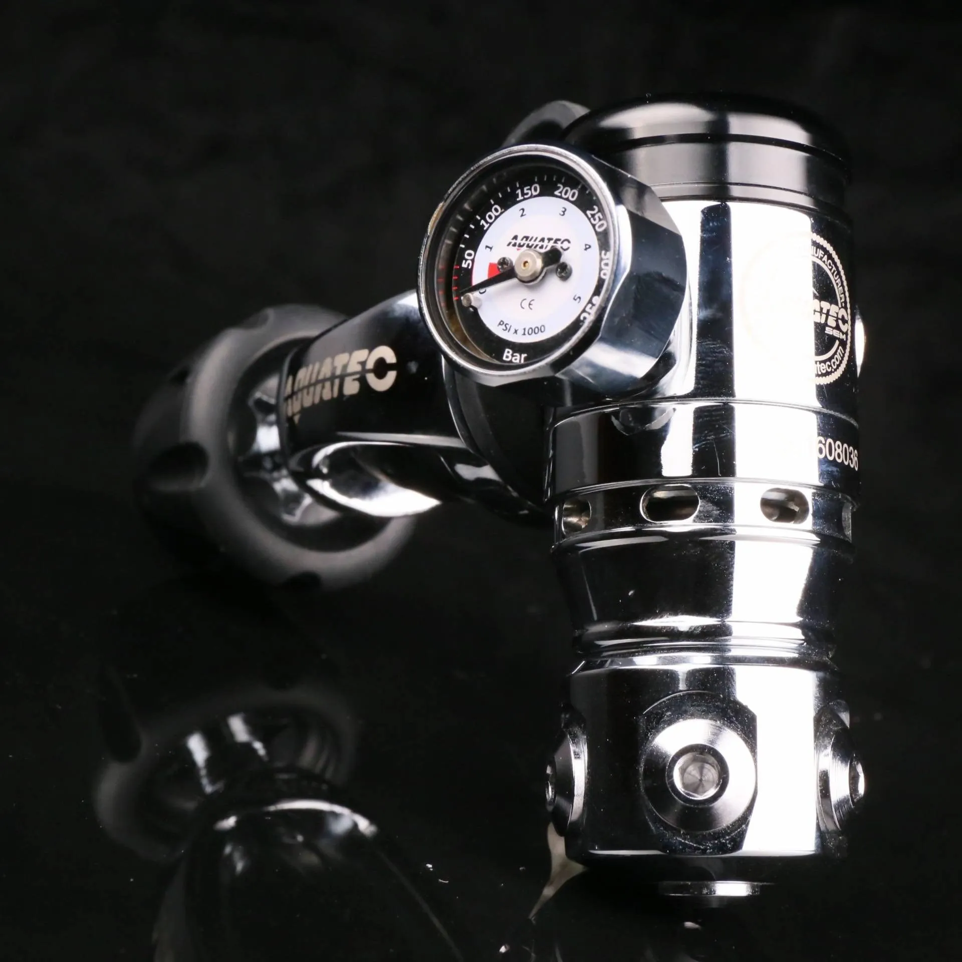 AQUATEC Scuba Pony Bottle Mini Pressure Gauge Pressure Reducing Bottle MINI Pressure Gauge Diving Single Table