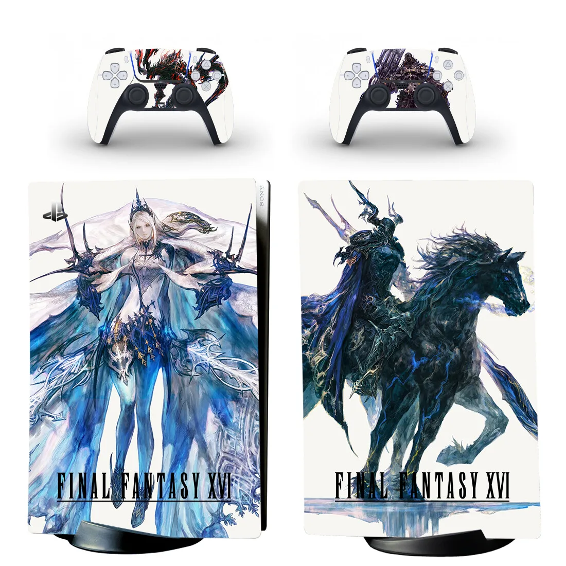 Final Fantasy 16 PS5 Digital Edition Skin Sticker Decal Cover for Console and Controllers PS5 Skin Sticker Vinyl