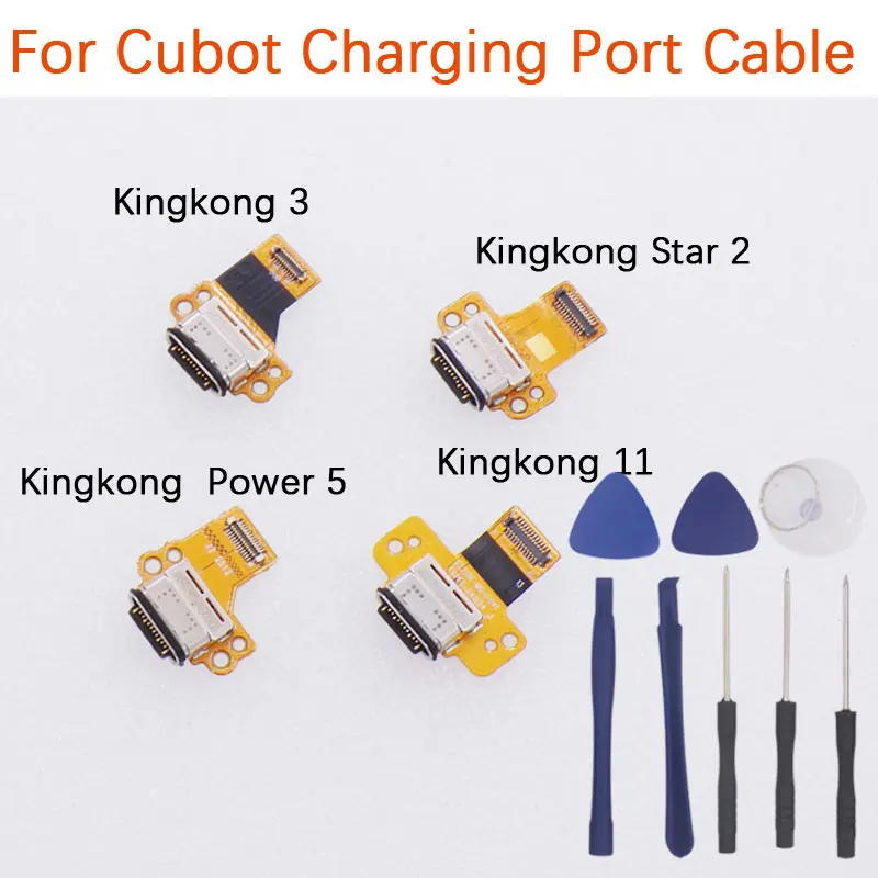 Original Cubot Kingkong Power 3 Kingkong 11 Kingkong Star 2 Charging Port Cable Flex FPC For Cubot Kingkong Power 5 Smart Phone