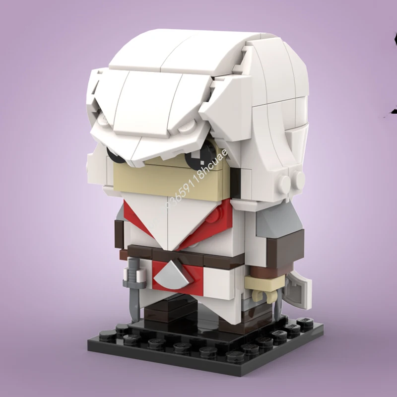 

160pcs MOC Ezio Assassin'ers Creed Brickheadz Building Blocks Constructing Christmas toy Gift Plastic Educational Creative