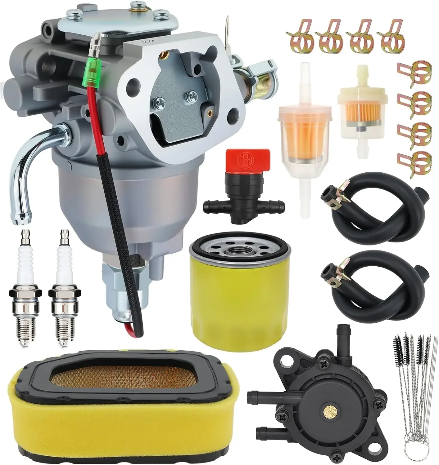 Carburateur 32-853-11-S compatible avec les séries Kohler SV710 SV715 SV720 Courage Twin Engine, remplace 32 853 03S 32 853 05S 32-85307-S