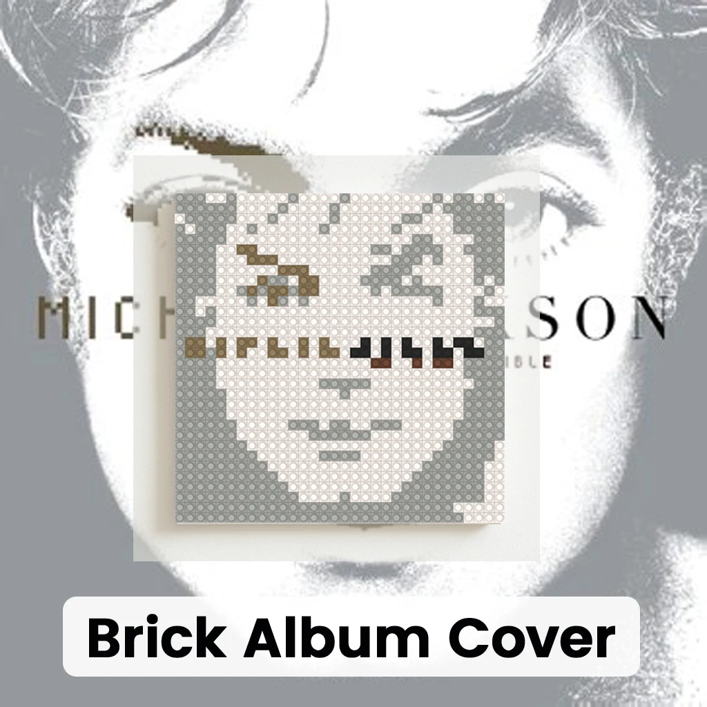 

Конструктор-мозаика M-Michael Jackson: Обложка культового альбома, креативное настенное искусство, подарок для любителей поп-музыки