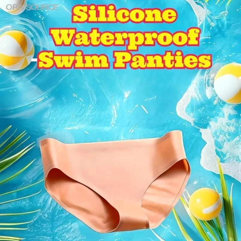 Swimming Panties Waterproof Silicone Women Protective Safety Shorts Spa Pool Hot Spring Leakproof Sealed Ultra Soft Comfortable