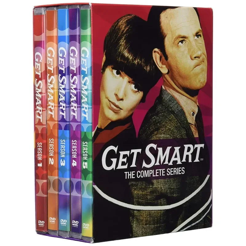 Confused Detective Full Version Season 1-5 Get Smart DVD 25 Discs Original American Drama English Audio Subtitles