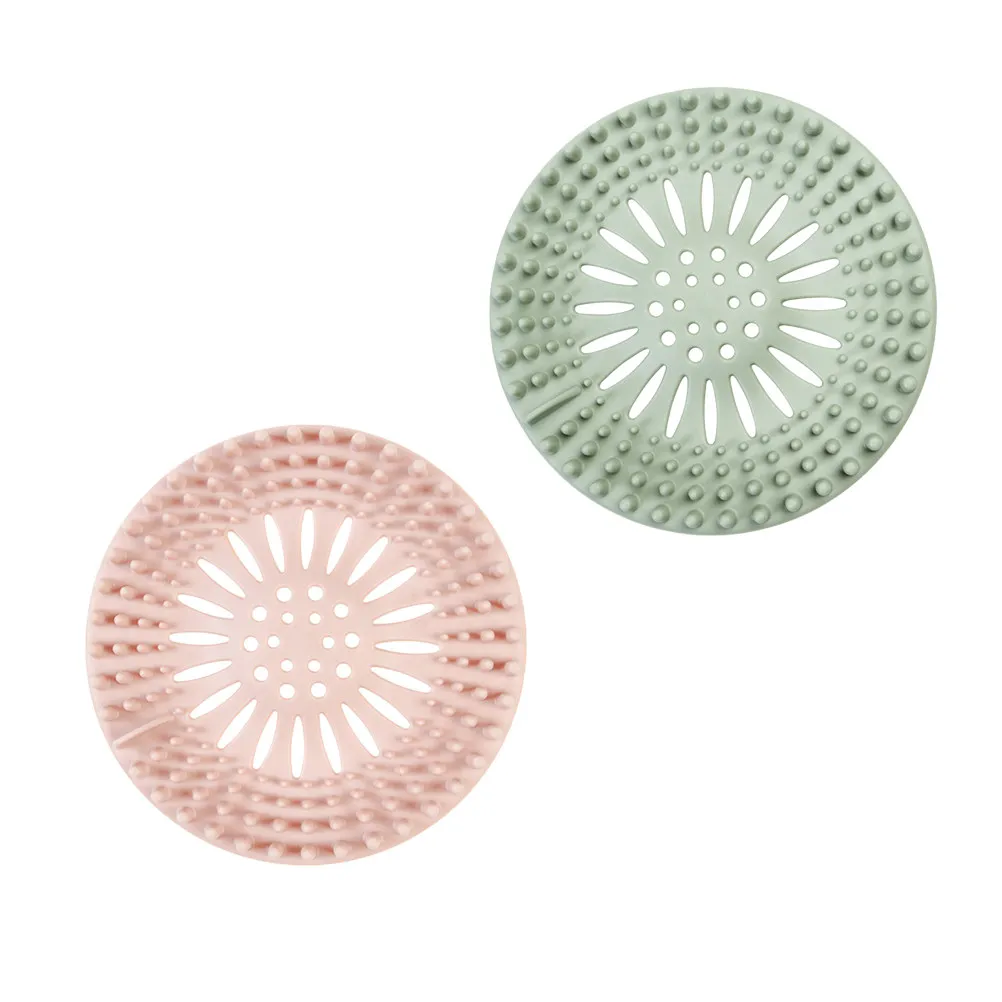 

2 pcs Sink Strainer Mesh Filter For Kitchen Drain Garbage Collector Dishwasher Safe Technology Pink Smooth Finish