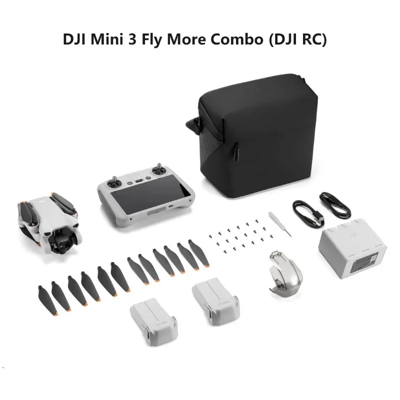 طائرة بدون طيار DJI Mini 3 جديدة تمامًا بدون RC RC-N1 DJI RC Combo Plus احترافية 4K HDR نقل فيديو 10 كجم