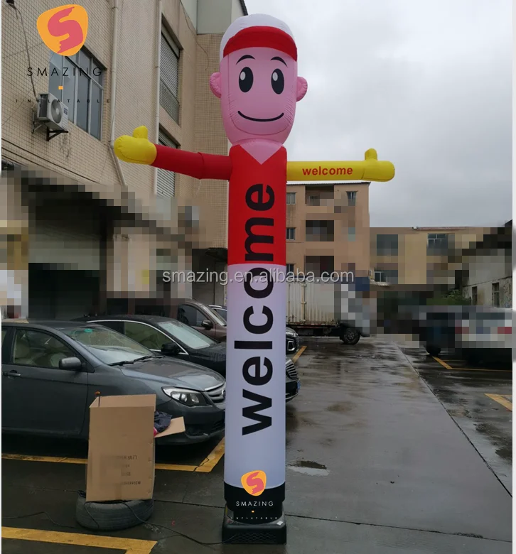 Christmas sky dancer inflatable advertising Santa Claus air for sale