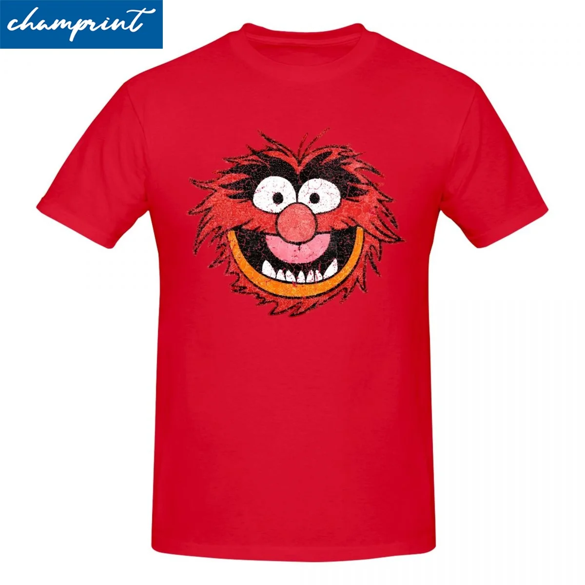 Casual M-Muppets Brushed Tshirts Men Round Neck Short Sleeve Clothing M-Muppets Christmas Carol 100%Cotton Summer Top Tee