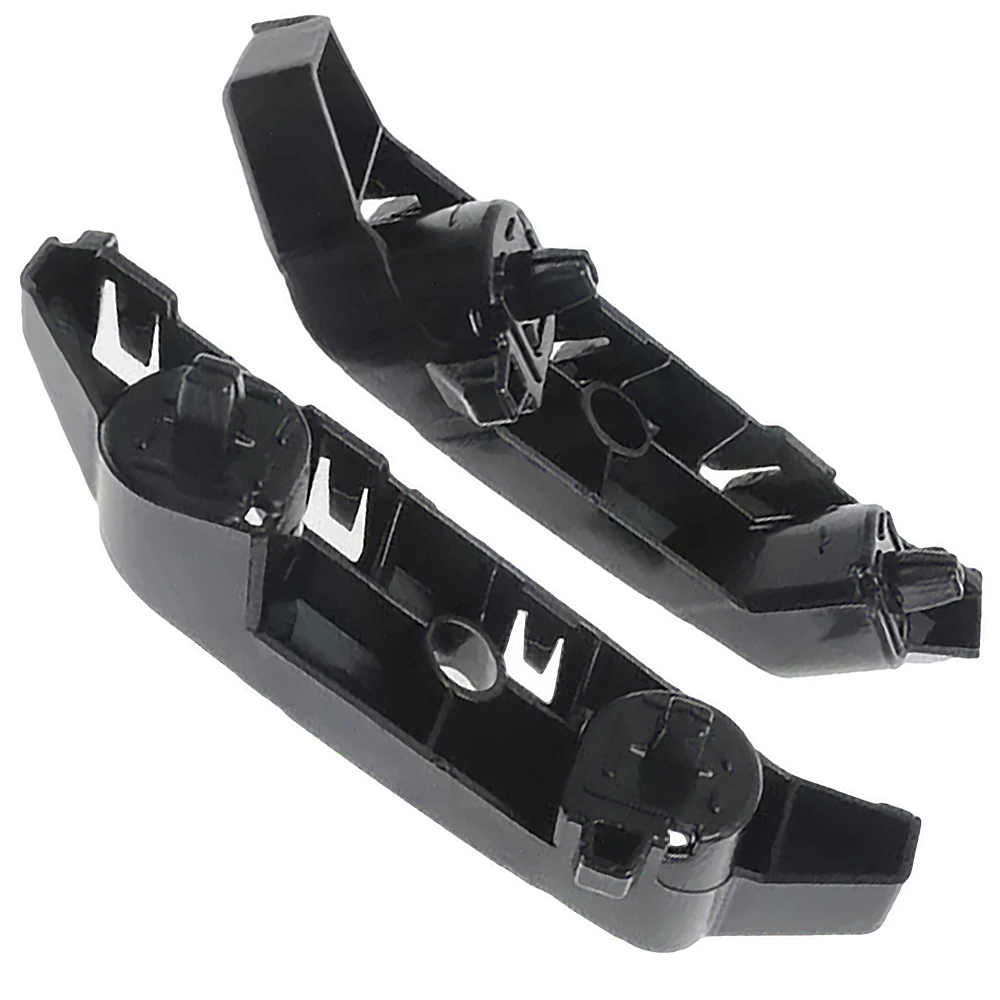 1 Pair RH+LH Car Front Bumper Support Bracket Black for Nissan Versa Note 2014 2015 2016 2017 2018 2019 62225-3VY0A