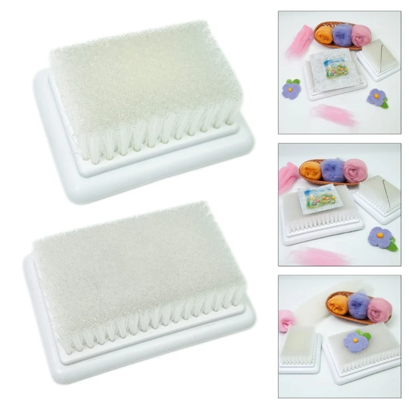 Felting Needle Mat Brush Felting Mat Brush Embroidery Stitching Punches Craft Felting Needle Tool Felting Needle Brush