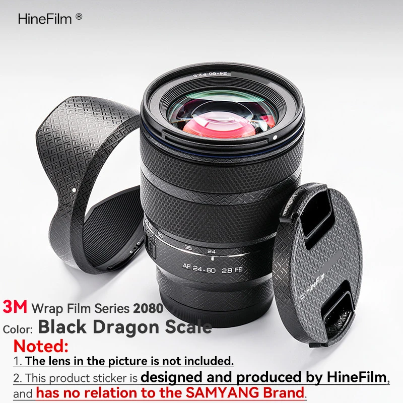 Hinefilm Skin for Samyang AF 24-60mm F2.8 for Sony FE Mount Lens Sticker 24 60 Lens Skin Protector 24-60 F2.8  Wrap Skin 2460