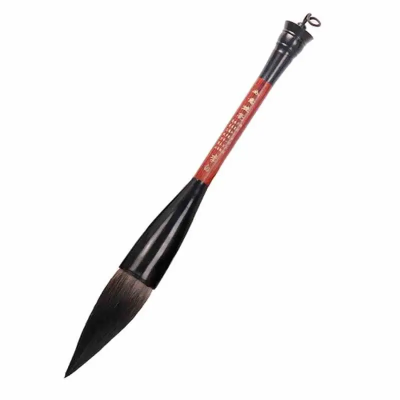 

Excellent Quality Chinese Calligraphy Brush Pen Woolen Weasel Hair Large Hopper-shaped Brush Chinese Painting Brush Pen Couplets