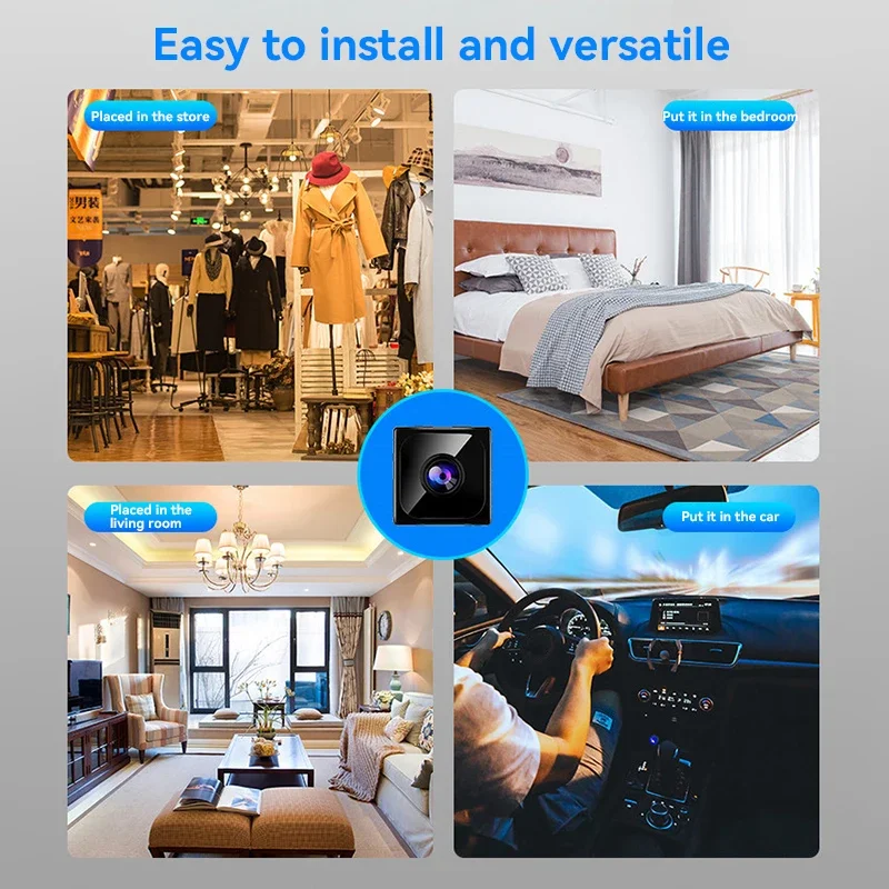 New 4K Mini Camera Home Small Wireless Wifi Camera Outdoor Upgrade Baby Pet Movement Detection Security Home Network Camera 2026