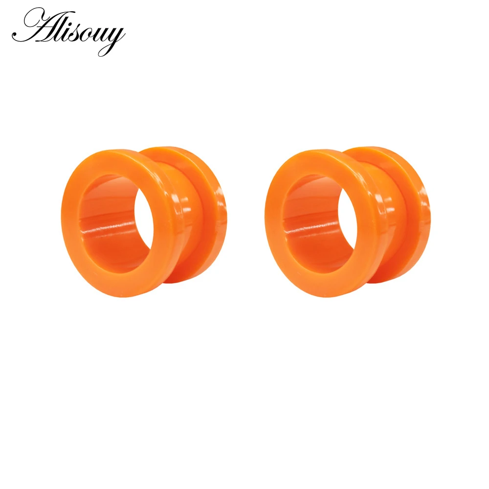 2Pcs/lot Fake Cheater Acrylic Ear Plugs And Tunnels Ear Expander Stretchers Kit Ear Tragus Piercing Set Body Jewelry 9 Sizes