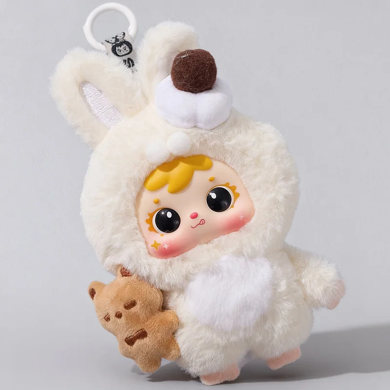 صموئيل عناق عناق الآيس كريم لطيف الحيوانات الأليفة سلسلة أفخم صندوق أعمى لطيف صموئيل دمية حقيبة تزيين مُثبت المفاتيح دمية مفاجأة لعبة هدية