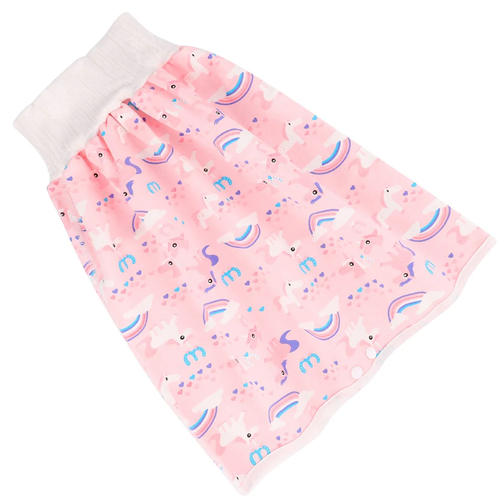 

Diapers and No Wetness Cover Waterproof Cloth Skirts Baby Girl Pee Kids Pants Pure Cotton Reusable Training