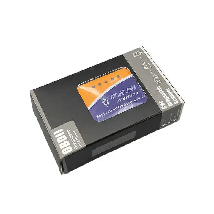 Escáner bluetooth Universal Obd2 Elm327 para coche con software herramienta de escáner de diagnóstico de coche