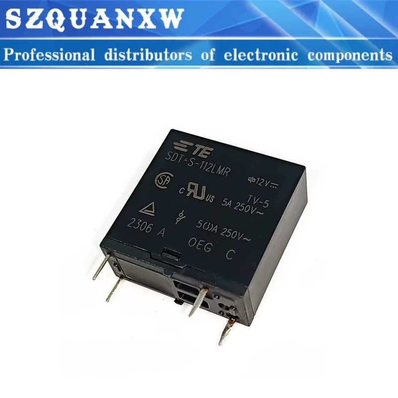 5PCS Relay SDT-S-105LMR SDT-S-112LMR SDT-S-124LMR 5VDC 12VDC 24VDC 4PIN 5A Power Relay original New