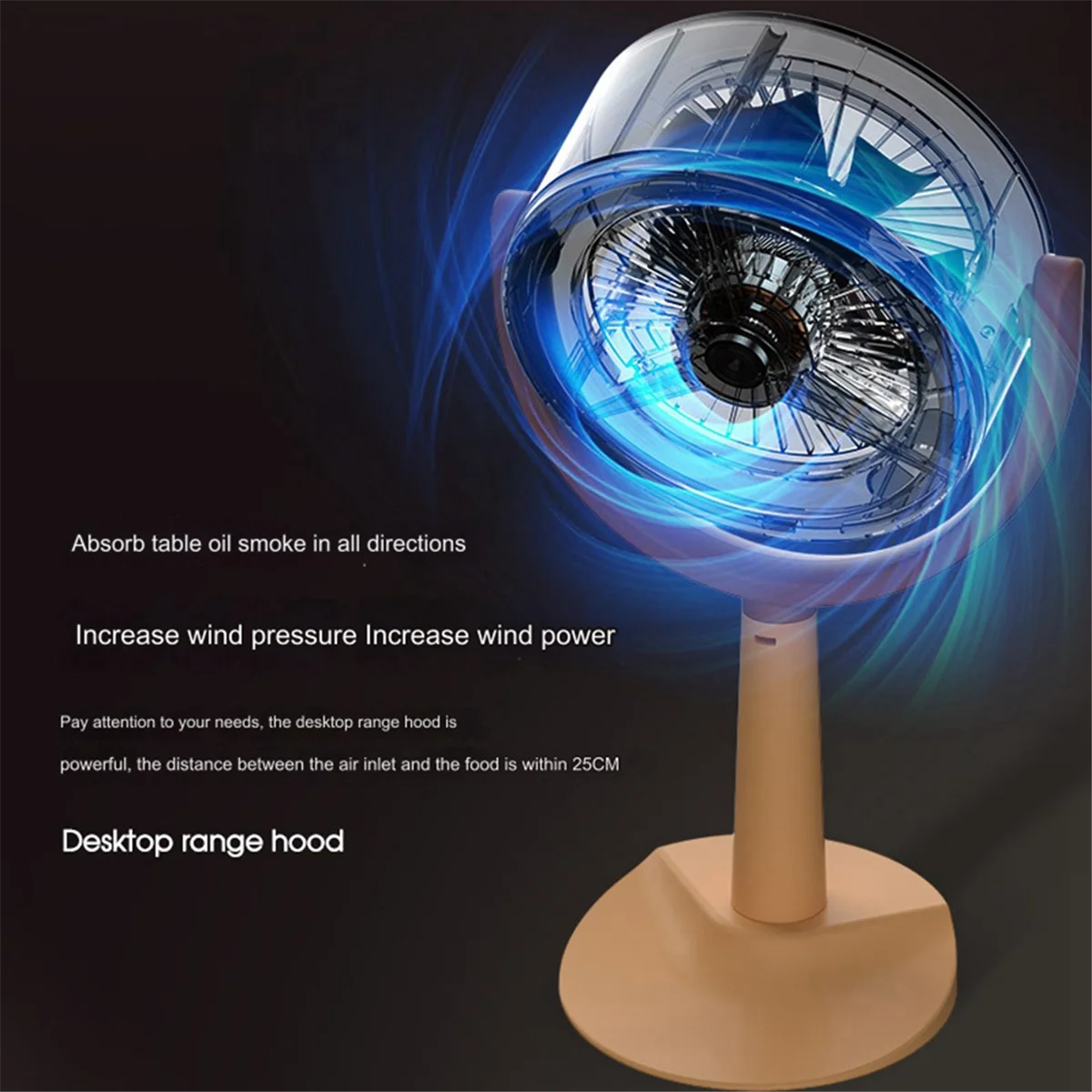 Purificateur de fumée portable, filtre à fumée, hotte de gamme portable, supporter ficateur de fumée pour fumer à l'intérieur