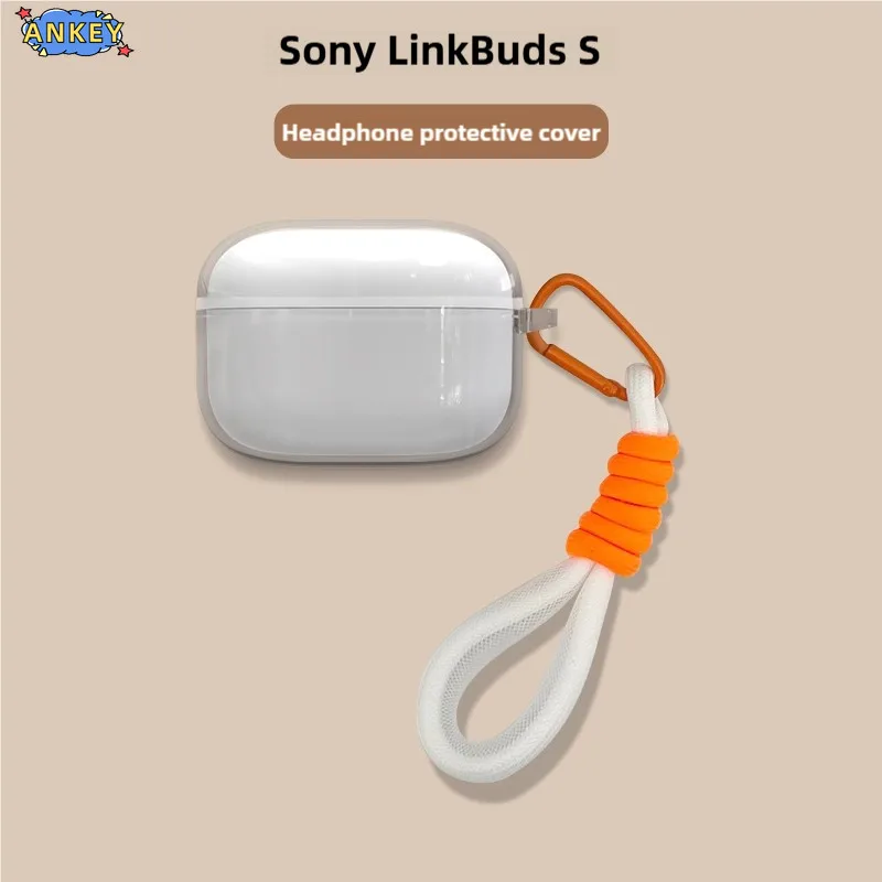 Clear Case for Sony LinkBuds S TPU Protective Transparent Covers WF-LS900N Bluetooth Earphone Headphone Portable Shell