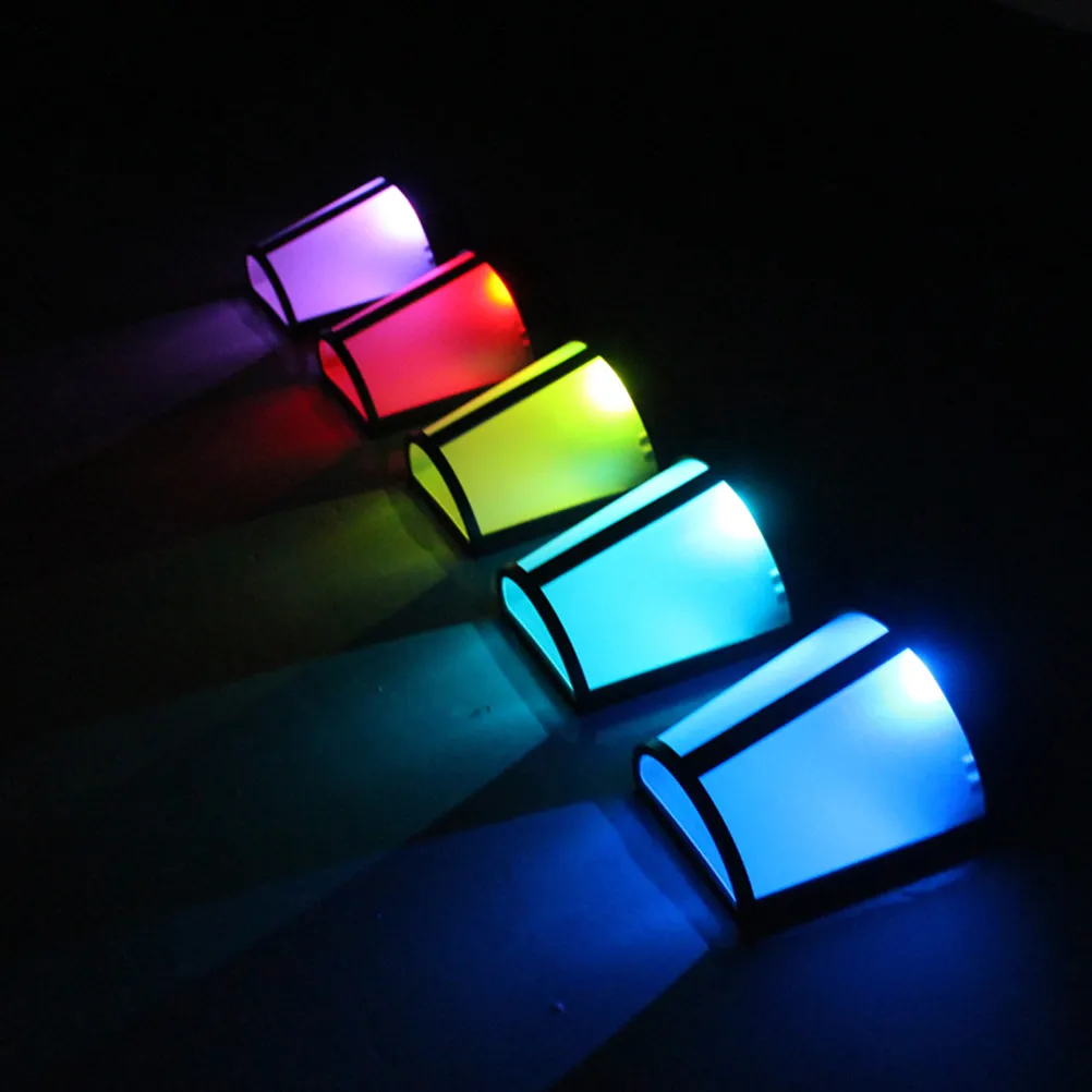

LED Solar Wall Lamp Colorful Minimalist Lighting for Bedroom Living Room Bar Study Wooden Wall Light Simple Lighting