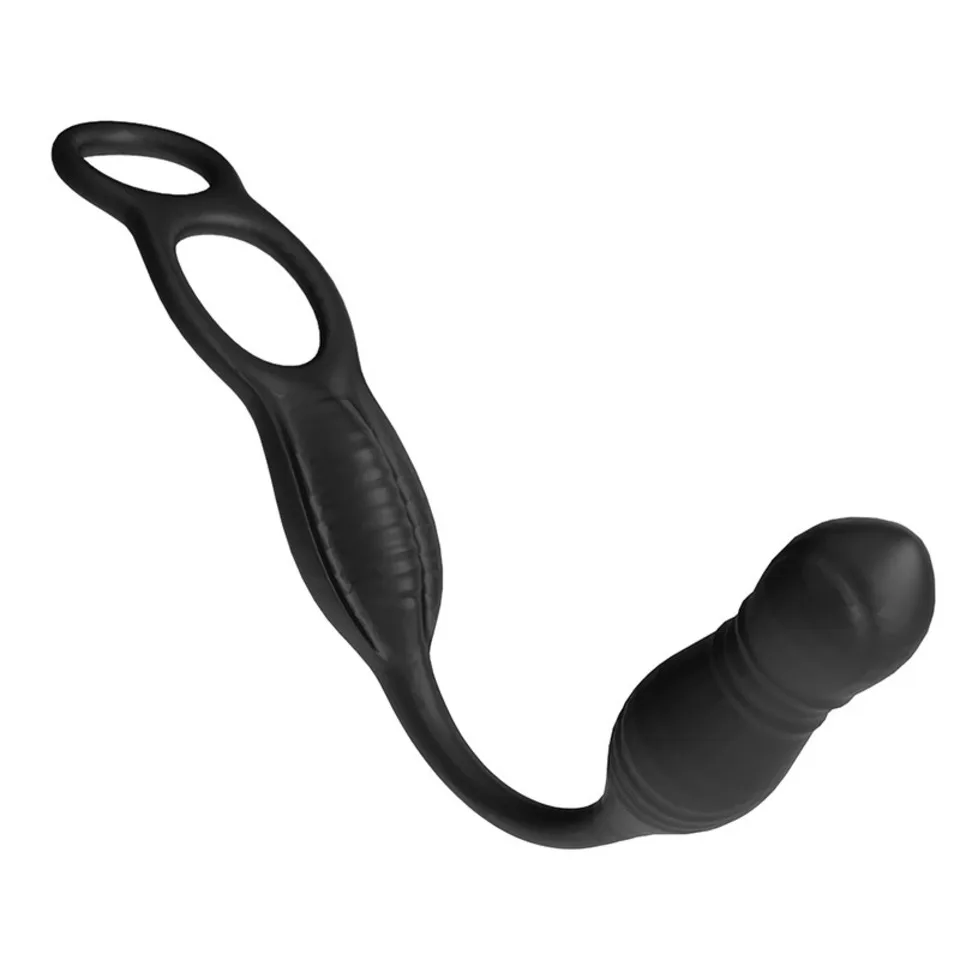 Prostate Massager Vibrator 3 In 1 Anal Plug Cock Ring For Men Remote Control Vibrating Penis Ring Butt Plug For Male Gay Sex Toy