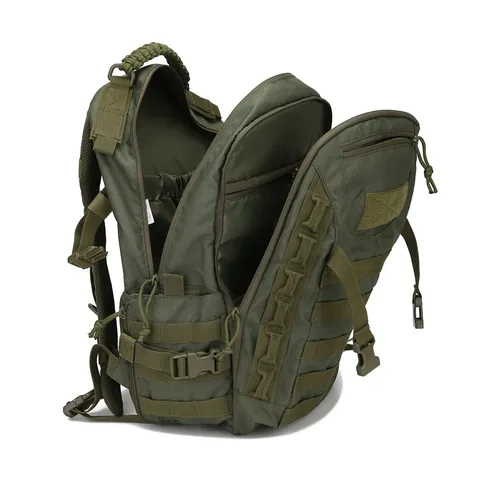 Mochila al aire libre de 35L, mochila impermeable de camuflaje para acampar y senderismo, bolsa deportiva grande resistente al desgaste