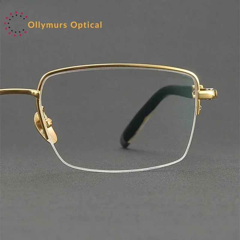 XUKA Titanium Eyewear Frame Prescription for Top Quality Men Prescription Glasses OX Horn Pure  Vision Lenses Multifocal