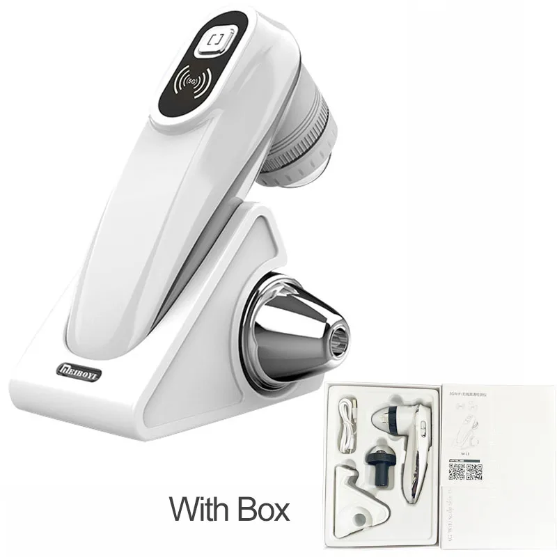 DH Beauty Neue Professionelle Wireless HD Intelligente Kopfhaut/Haut/Dermale Detektor Haar Follikel Test Analyse Lupe UV Haut Analysator 3