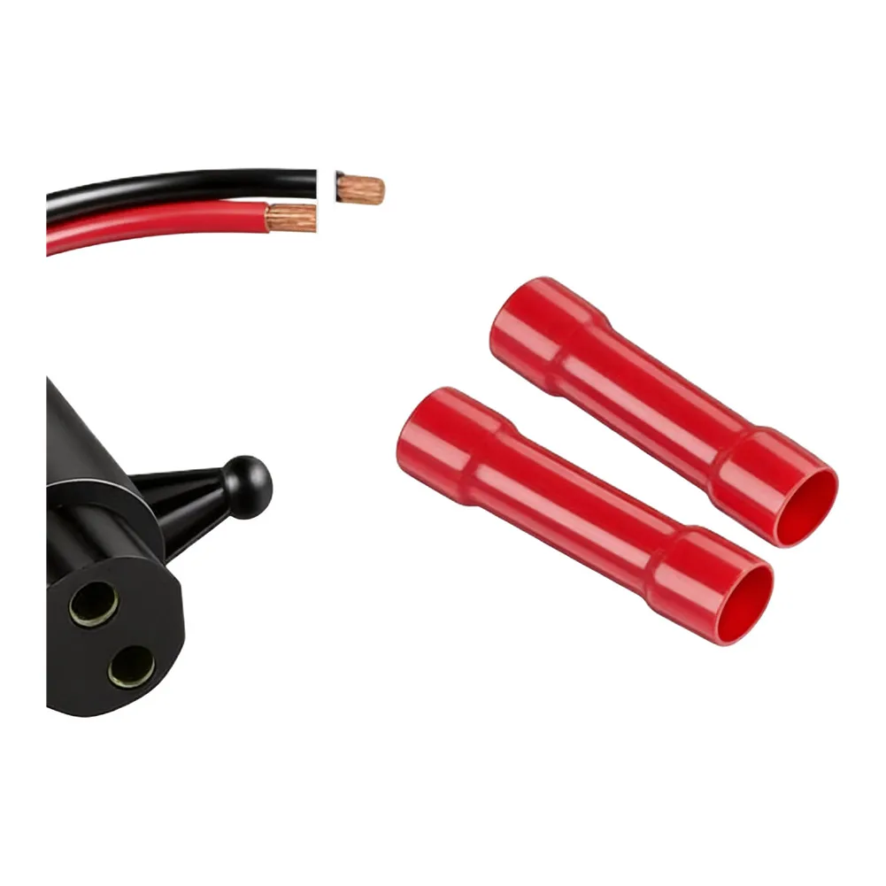 12V Trolling Motor Socket Assembly Compatible with 8AWG For Marine Wiring and Designed for Long Term Boating Use