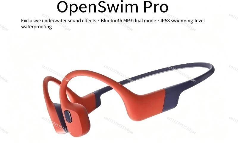 Bluetooth 5.4 32GB Music Player IP68 Waterproof Swimming Wireless，For Shokz OpenSwim Pro S710 Bone Conduction Headset