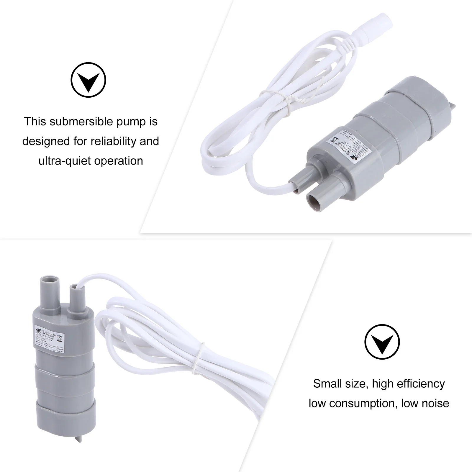 10L متر 12 فولت مضخة غاطسة المدمجة كفاءة منخفضة الضوضاء للبرك نوافير حوض السمك المياه العذبة خزان الأسماك مضخة مياه
