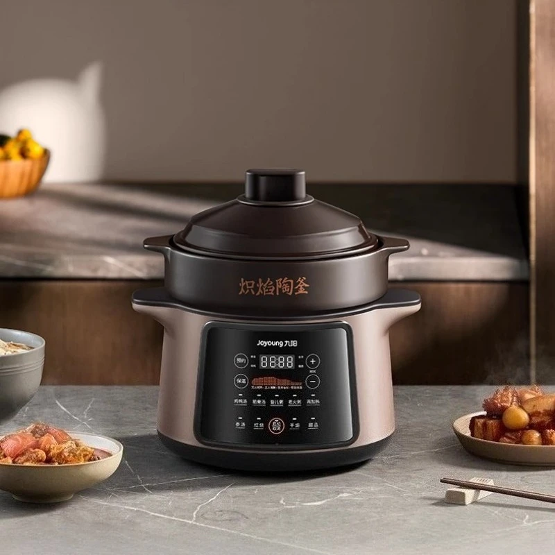 

220V Joyoung 5L Ceramic Electric Stewing Soup Pot with Multiple Functions for Convenient Home Cooking