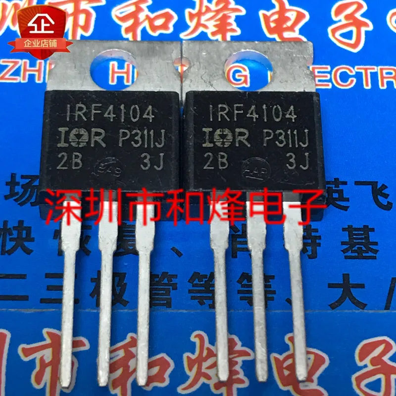 10PCS/Lot IRF4104  TO-220  40V  120A Imported Original Best Quality In Stock Fast Shipping