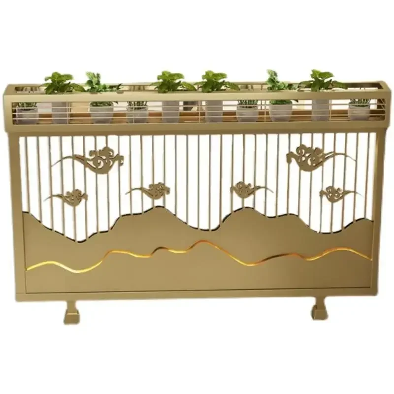 

Low partition restaurant booth waterproof table and chair simple fence commercial hotel wrought iron