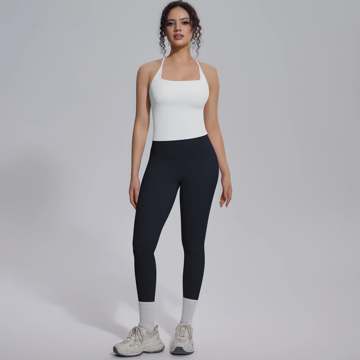 Quick Drying Legging Outdoor Running Yoga Set for Womans High Waisted Push Up Female Pants Gym Sexy Beautiful Back Vest Yoga Set