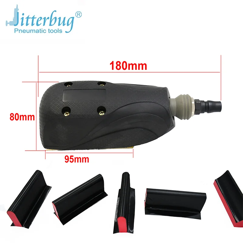 

Pneumatic Linear Sander 3001 for Irregular Shapes, Reaches Grooves, Gaps & Curved Surfaces with Precision Orbital Grinding