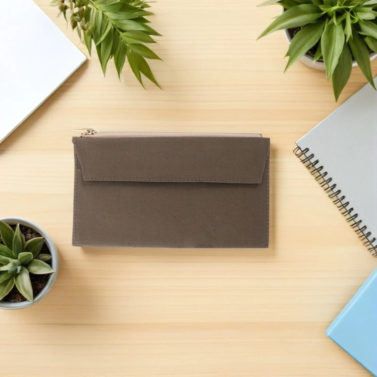 

Travel Handmade Notebook Organizer Zippered Pouch Case For Journal Supplies Storage Portable Pocket Cover Field Notes Writers