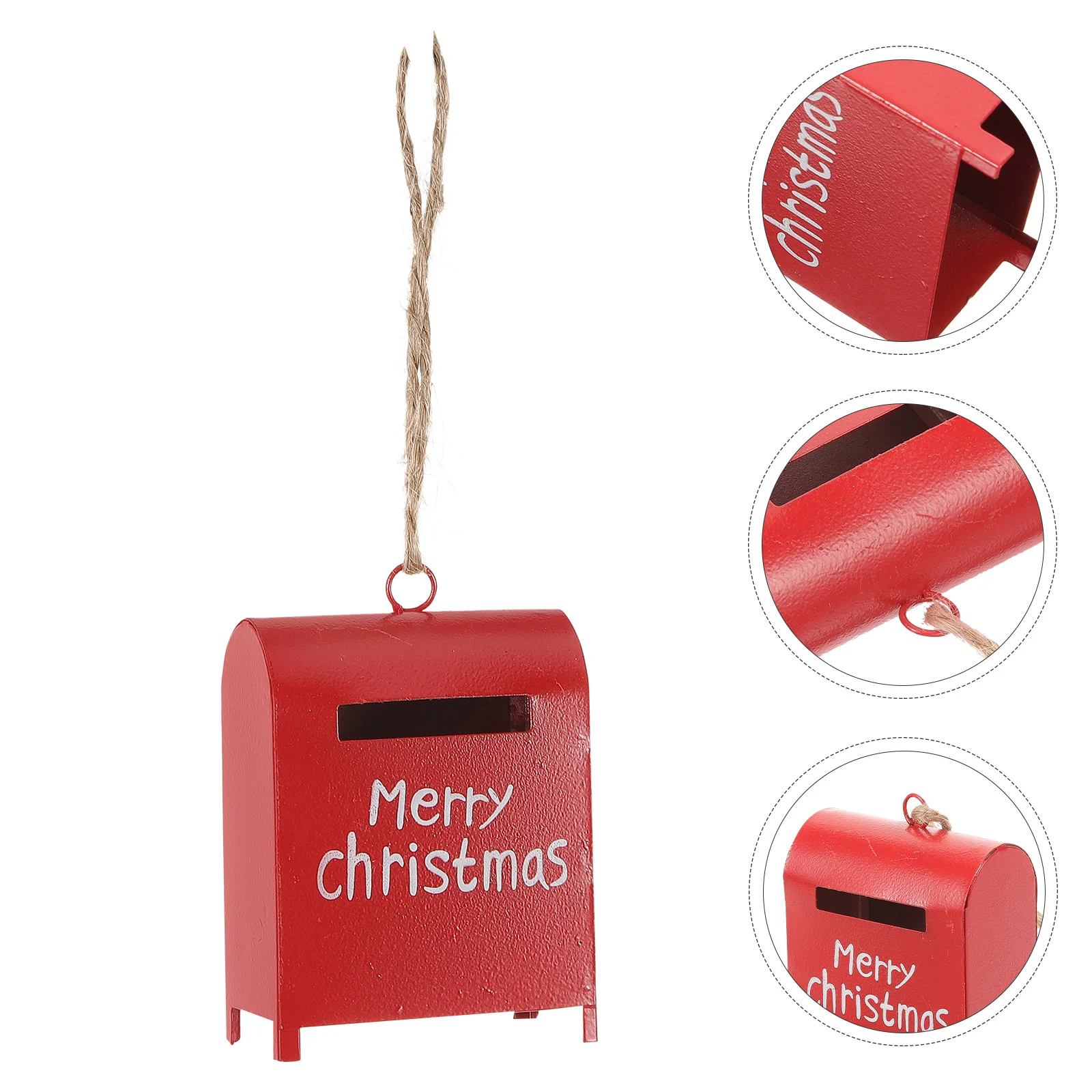 

Vintage Xmas Tree Mailbox Pendant Rope Essential Xmas Party Decoration Festive Theme Christmas Decor Party Props