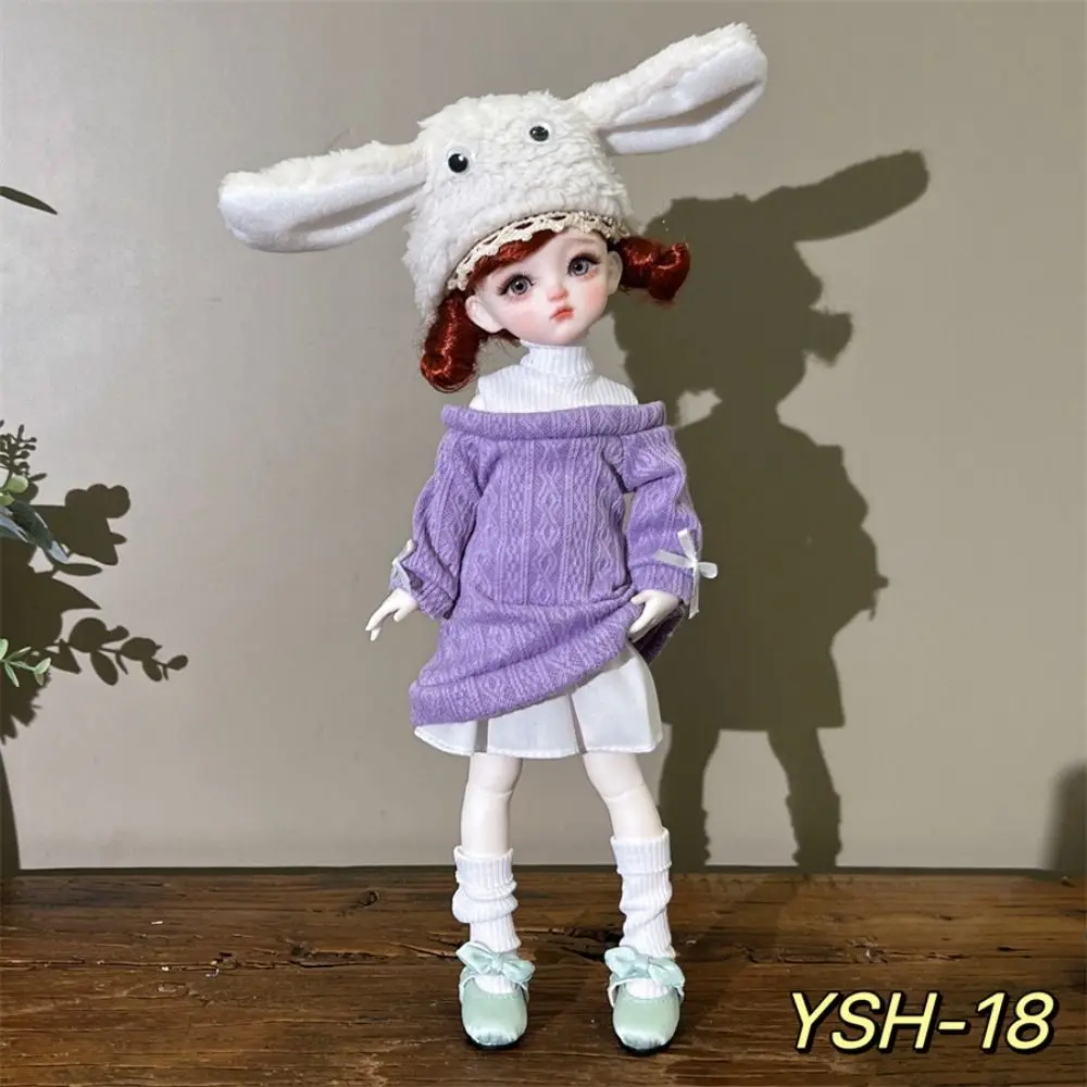 Trendy Fashion 30cm Doll Clothes Pretty Casual 1/6 BJD Doll Outfit Set Cute Doll Dress (No Dolls and Shoes)