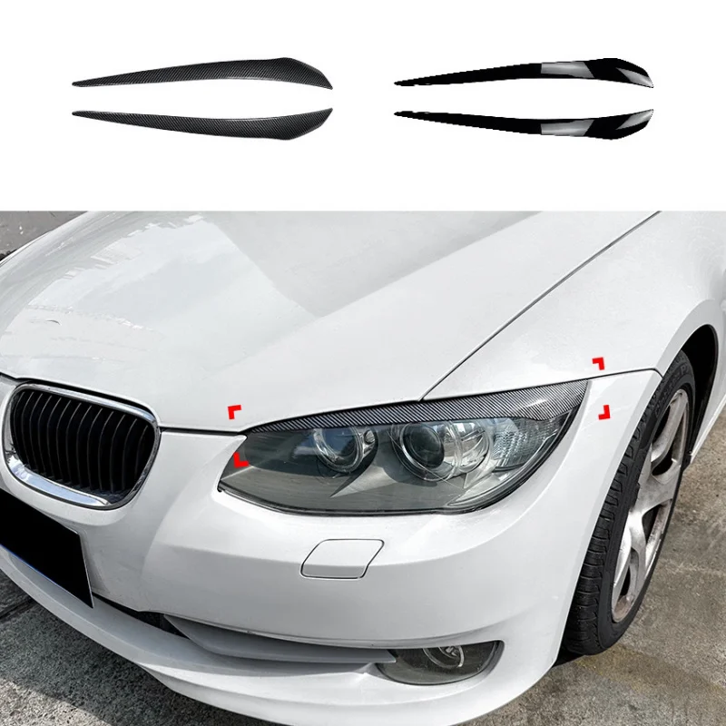 

For BMW E92 E93 3 Series325i 330i 330d 335i 335d 2010-2013 Car Headlight Headlamp Eyelids Eyebrow Cover Decoration Trim