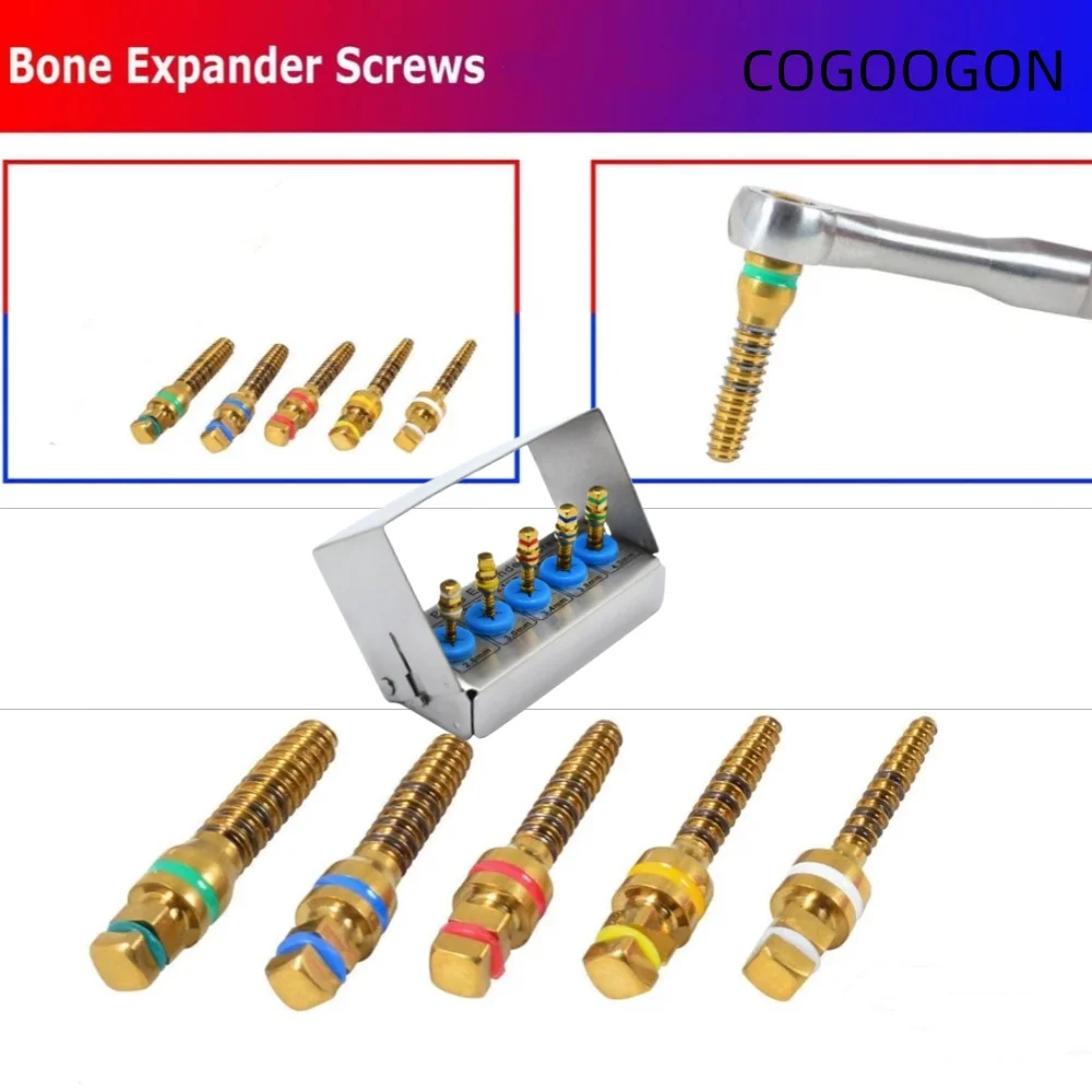 Dental Bone Compression & Expander Screws Kit Implant Sinus Lift Tools  Drill Expand Tool