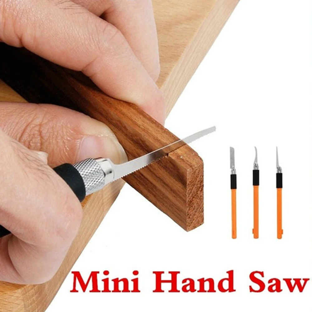 Mini Razors Saw Set Kit Table Miter Saw Multifunction Diy Woodworking Hand Saw Tool For Wood Deburring Cutting