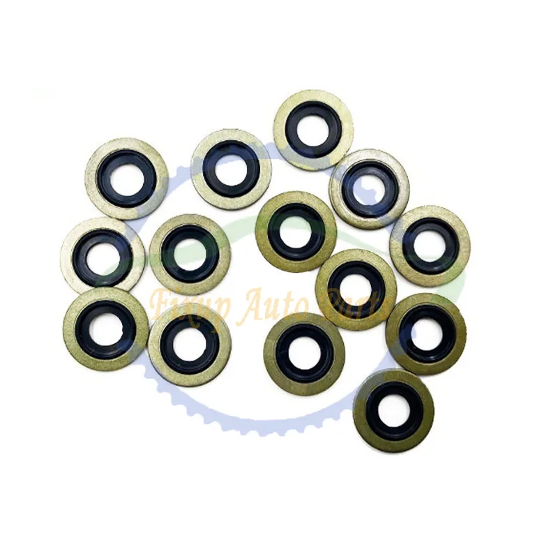 14PCS/SET 8HP45 8HP50 8HP70 Auto Transmission Oil Pump Gasket for VW BMW AUD Oil Pump Bolt Seal Washer ZF8HP45 ZF8HP50 ZF8HP70
